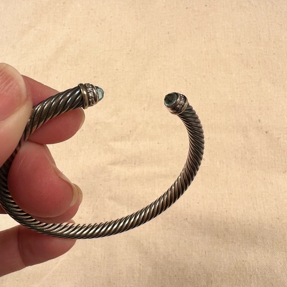 Excellent condition DY topaz and diamond bracelet - Picture 3 of 7